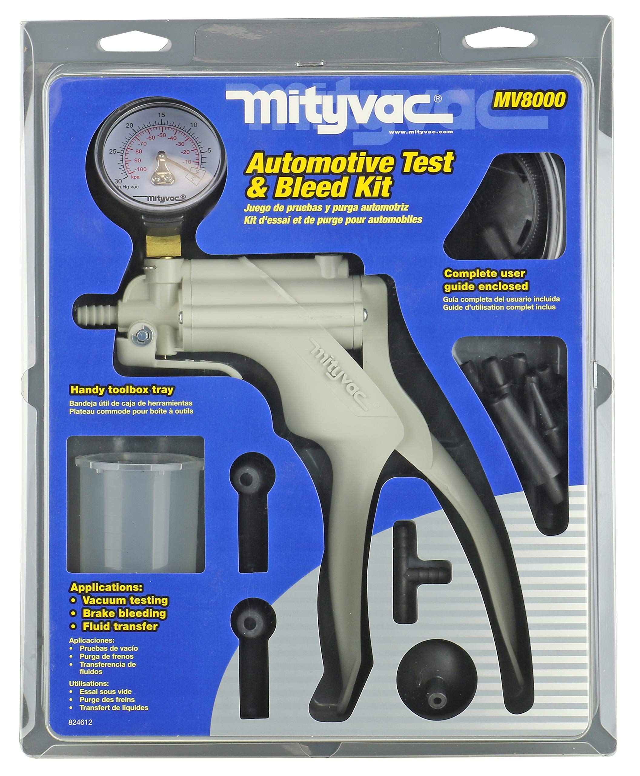 Foto 5 pulgar | Kit De Afinación Y Purga De Frenos Para Automóviles Mityvac Mv8000 - Venta Internacional.