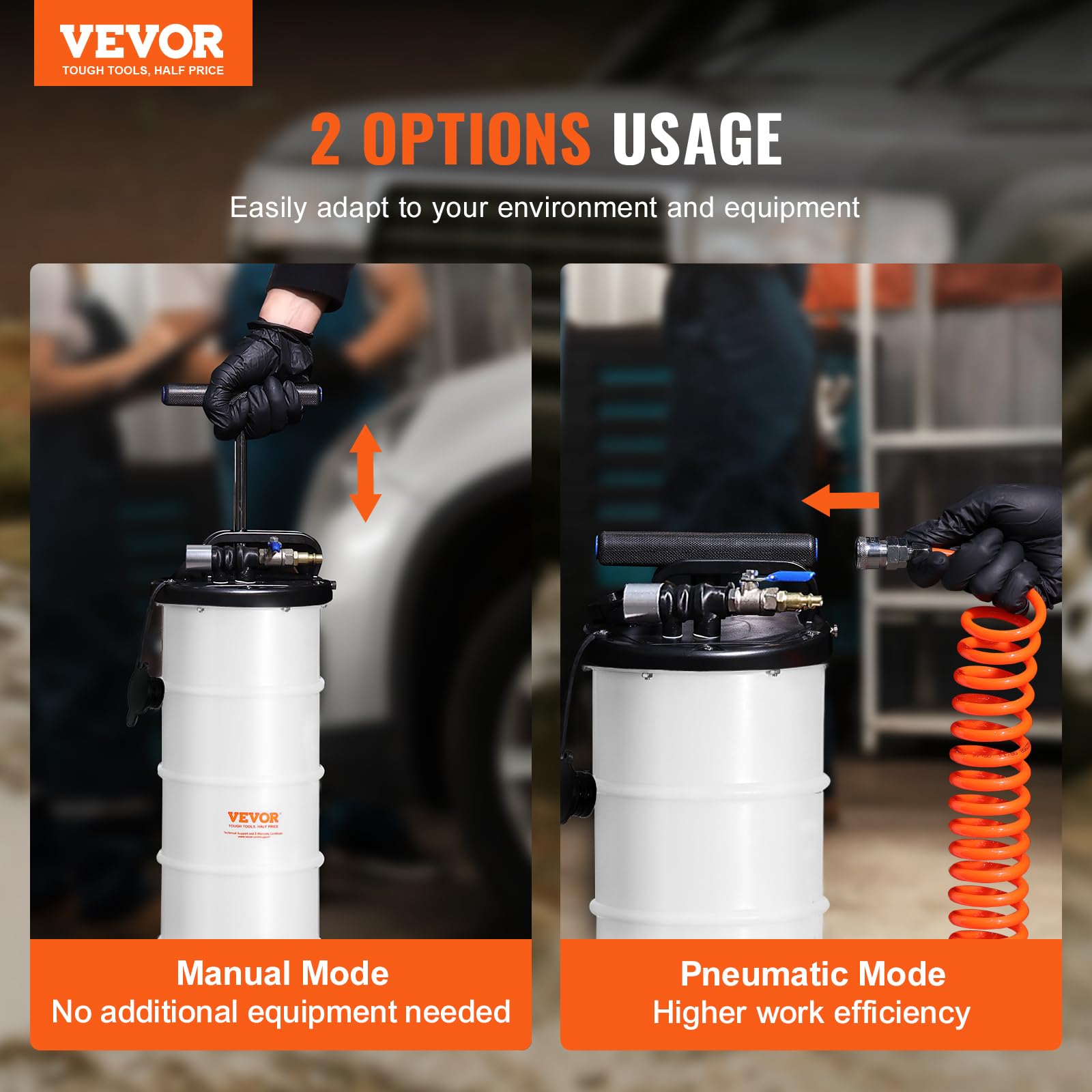 Foto 2 | Bomba Extractora De Aceite Vevor 6.5 L Neumática/manual Para Automoción - Venta Internacional.