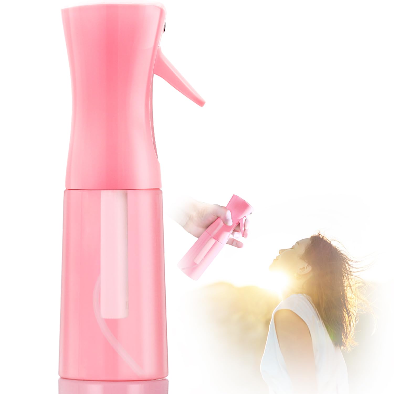 Foto 2 pulgar | Botella De Aerosol Leaflai Continuous Fine Mist De 200 Ml, Color Rosa - Venta Internacional.
