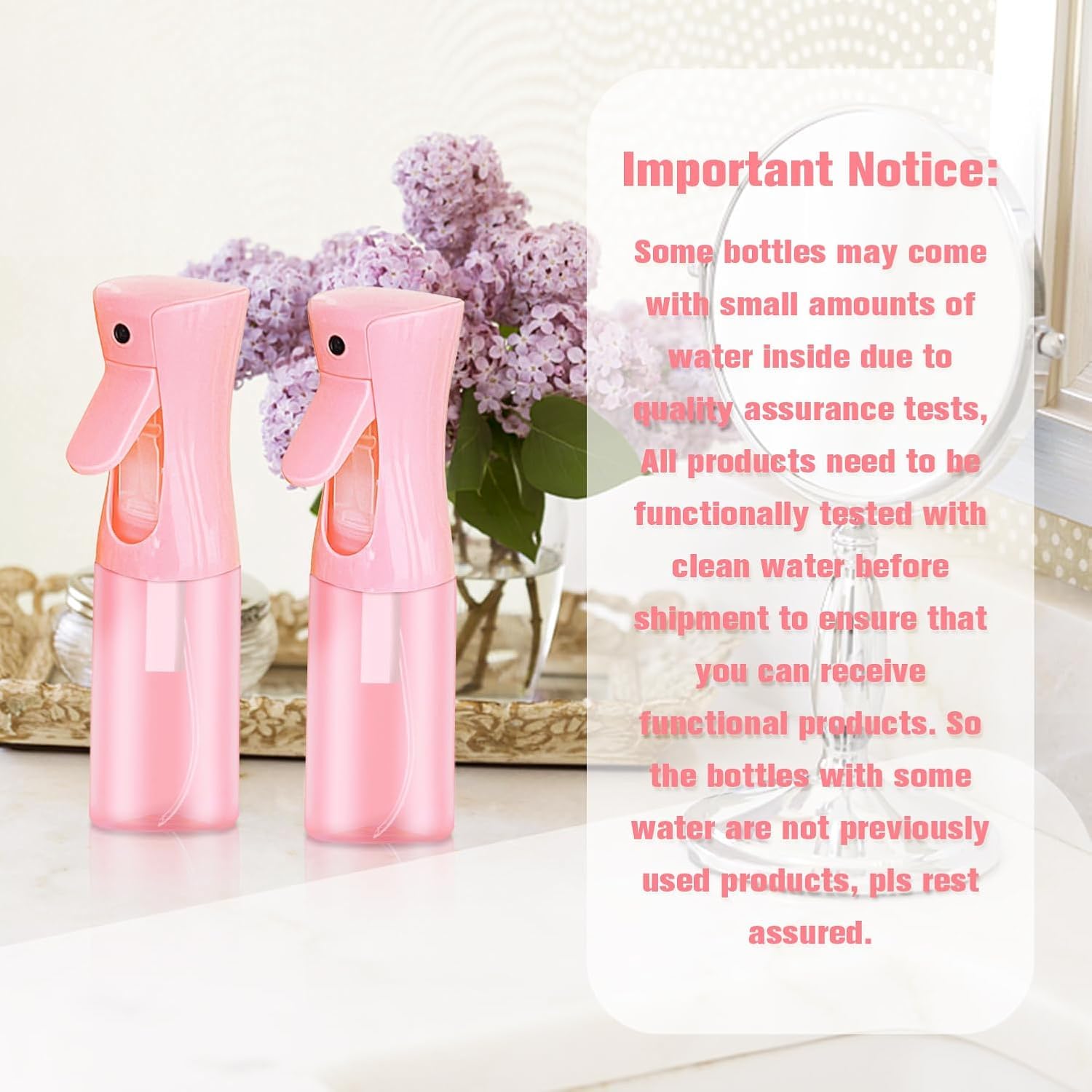 Foto 5 pulgar | Botella De Aerosol Leaflai Continuous Fine Mist De 200 Ml, Color Rosa - Venta Internacional.