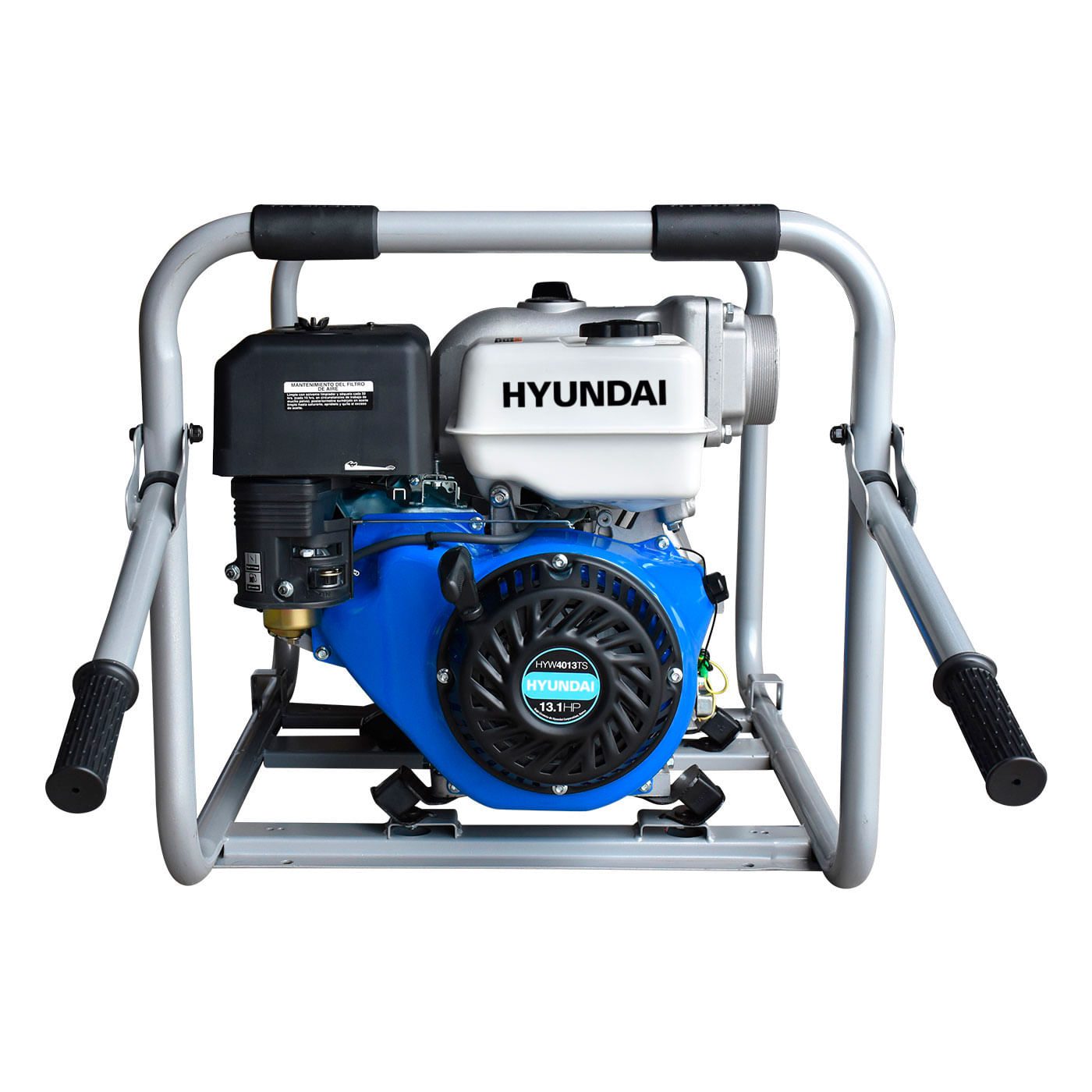 Foto 4 pulgar | Bomba De Agua Autocebante Trash Para Lodos Hyundai 13.1 Hp 4×4 Pulgadas 4 Tiempos - Hyw4013ts