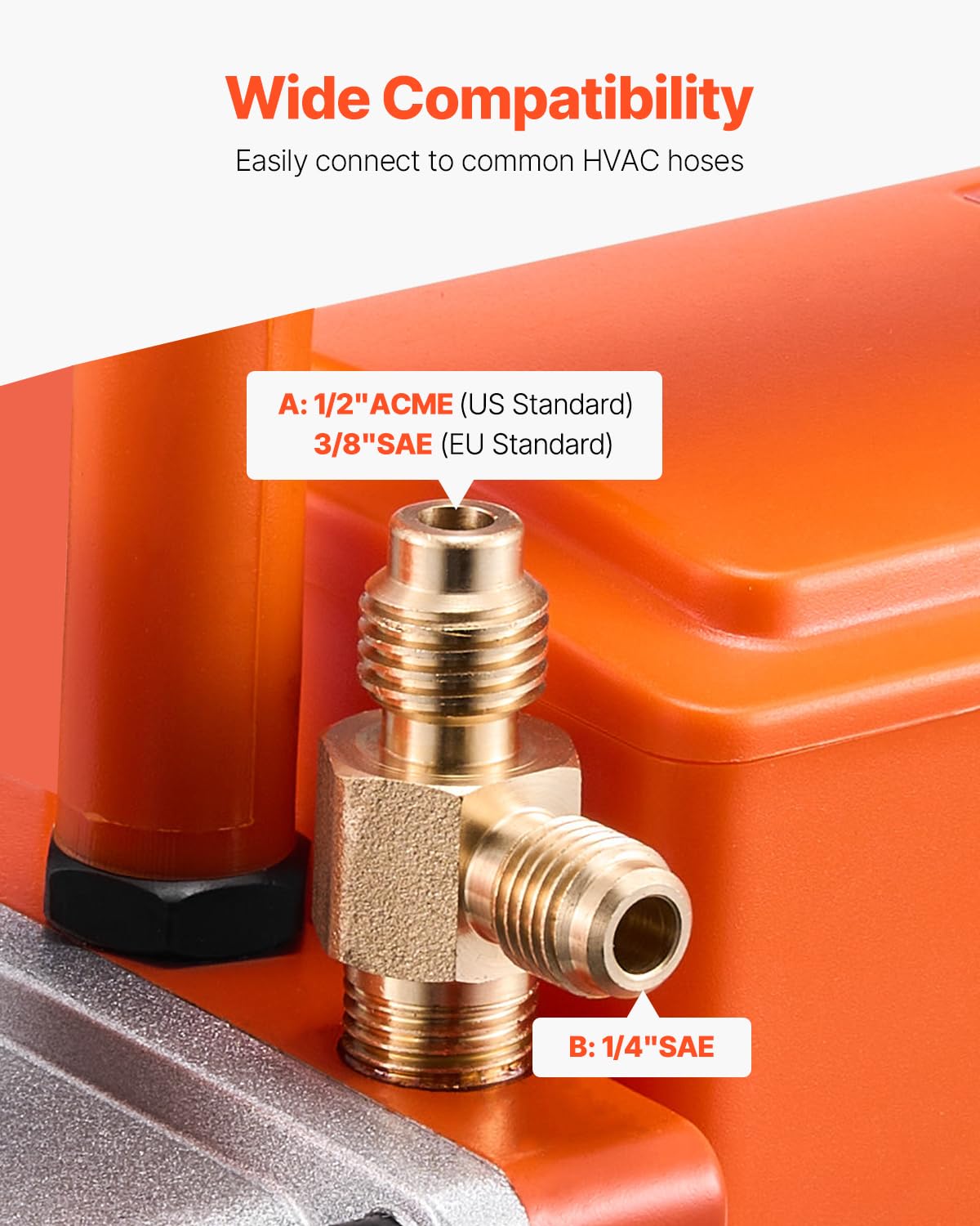 Foto 5 pulgar | Bomba De Vacío Vevor 3.5 Cfm Para Sistemas R134a R22 R410a - Venta Internacional.