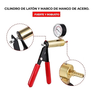 Foto 2 | Bomba De Vacio Manual Frenos Purgador Manometro Lab.g Rojo