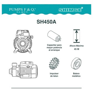Foto 3 | Bomba Periferica 3/4 Hp Shimge 127v