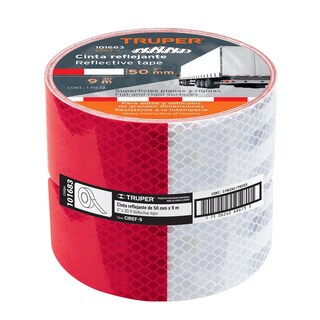 Foto 3 | Cinta Reflejante de Pvc Truper 2” x 45 m