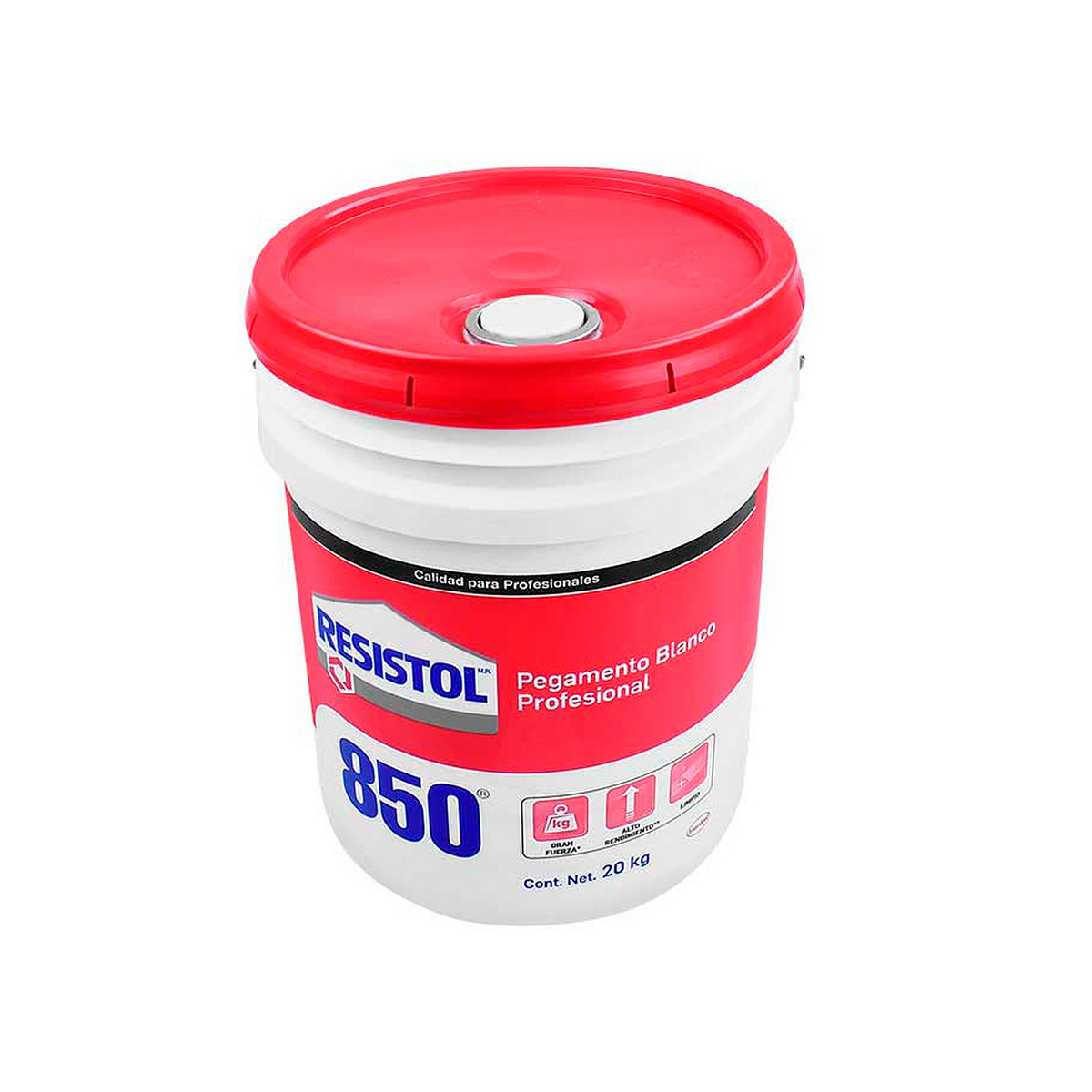 Foto 5 pulgar | Pegamento Blanco Resistol 20 Kg (44.09 Lb) Multiusos (850 Profesional)