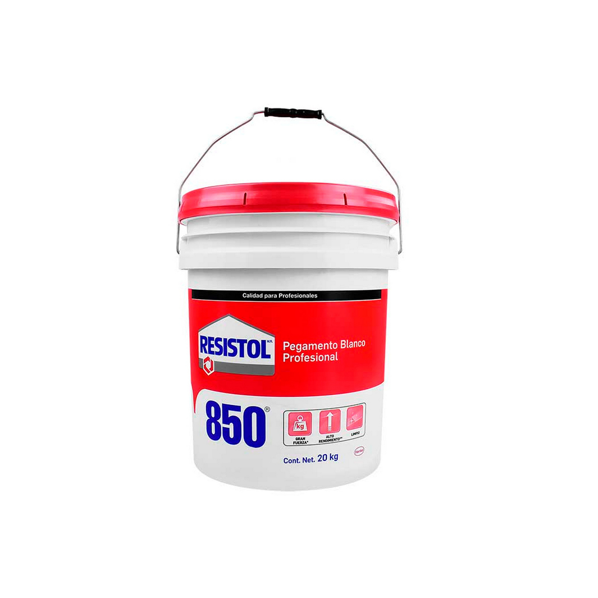 Foto 6 pulgar | Pegamento Blanco Resistol 20 Kg (44.09 Lb) Multiusos (850 Profesional)