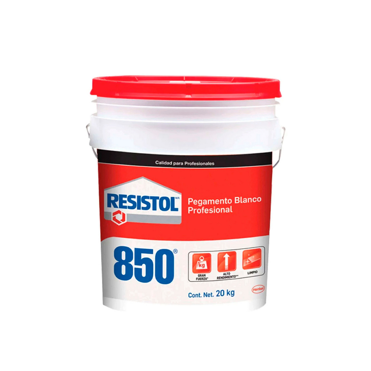 Foto 7 pulgar | Pegamento Blanco Resistol 20 Kg (44.09 Lb) Multiusos (850 Profesional)