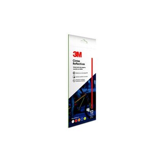 Foto 1 | Cinta Adhesiva Reflejante 3m Tira 7mm X 145mm (12 Pzas) Naranja Fluorescente
