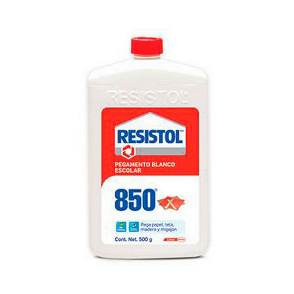 Foto 2 pulgar | Pegamento Blanco Resistol 500 Gr (17.63 Oz) Multiusos (850 Escolar)