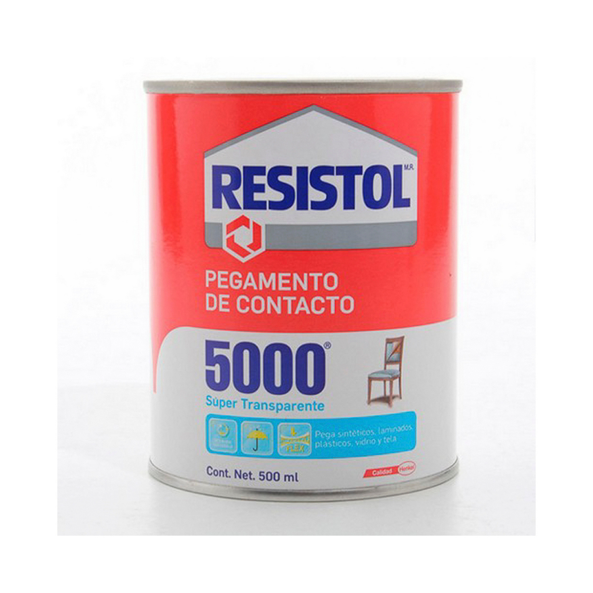 Foto 2 pulgar | Pegamento Contacto Resistol 500 Ml (16.91 Oz) Base Solvente Transparente (5000)