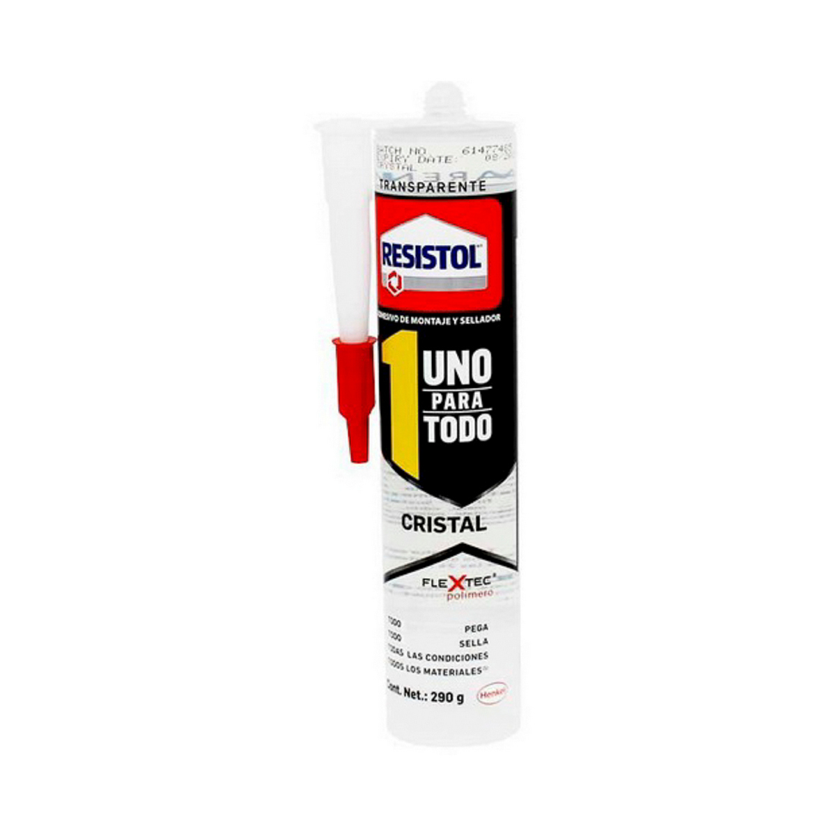 Foto 2 pulgar | Pegamento Contacto Resistol Montaje Instantaneo Sellado 290 Gr (10.22 Oz) Transp (uno Todo Cristal)