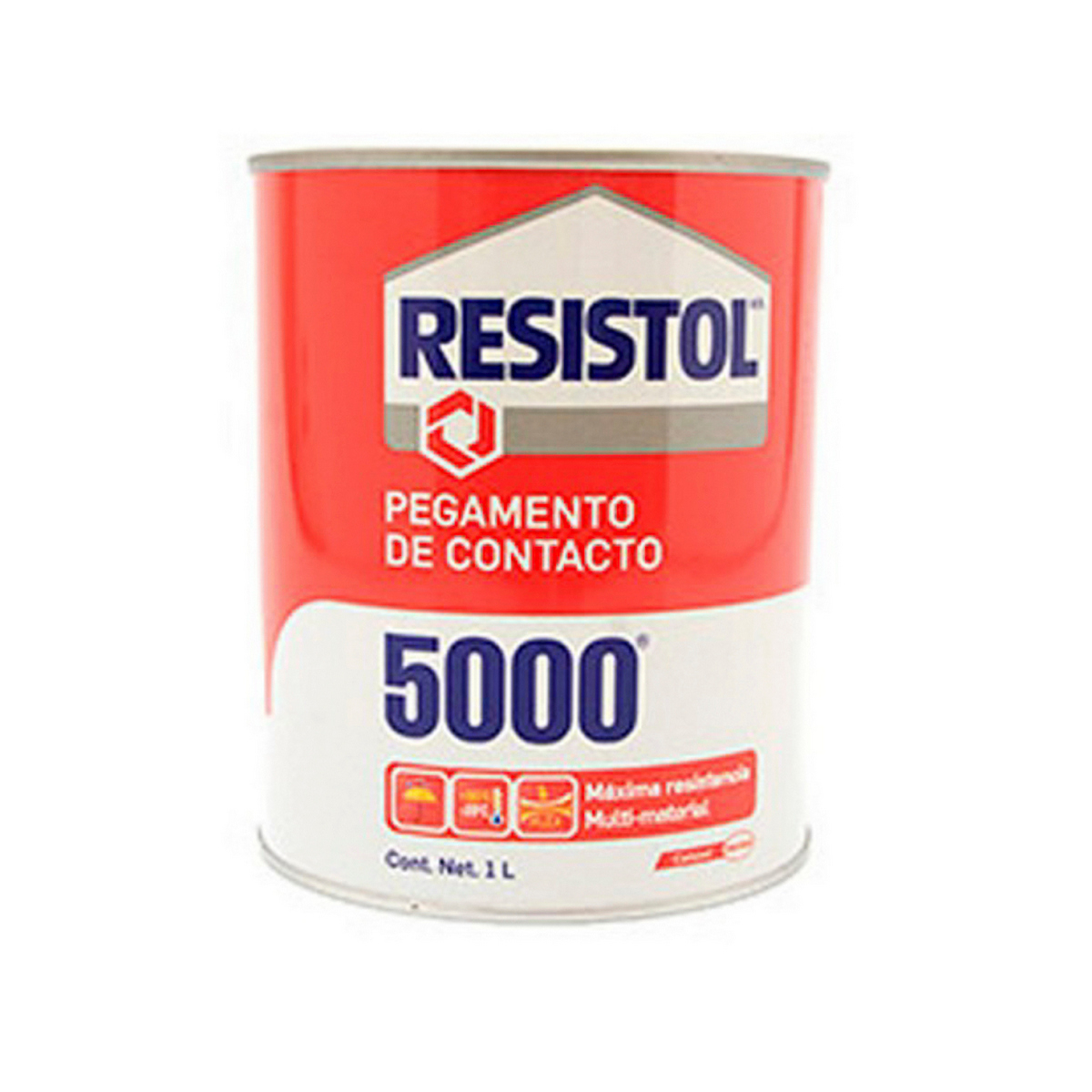 Foto 2 pulgar | Pegamento Contacto Resistol 1 Lt (33.81 Oz) Base Solvente Color Amarillo (5000)