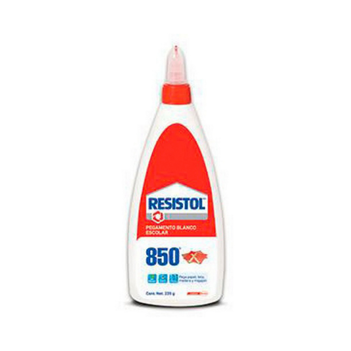 Foto 2 pulgar | Pegamento Blanco Resistol 225 Gr (7.93 Oz) Multiusos (850 Escolar)
