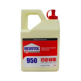 Foto 1 | Pegamento Blanco Resistol 1 Kg (950 Profesional Amarillo)