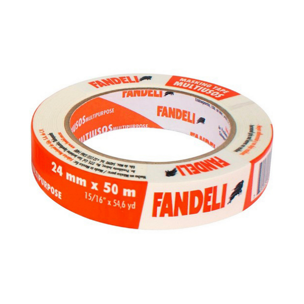 Foto 2 pulgar | Cinta Masking Fandeli 24mm X 50m Uso General