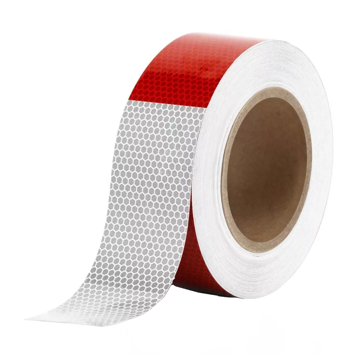 Rollo De Cinta Reflejante 45m Eo Safe Imports Esi-6244 color Rojo