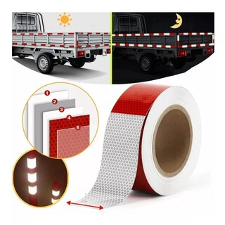 Foto 2 | Rollo De Cinta Reflejante 45m Eo Safe Imports Esi-6244 color Rojo