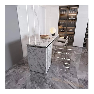 Foto 4 | Papel Tapiz BELUG de Mármol Blanco 10 m X 45 cm 3D Adhesivo