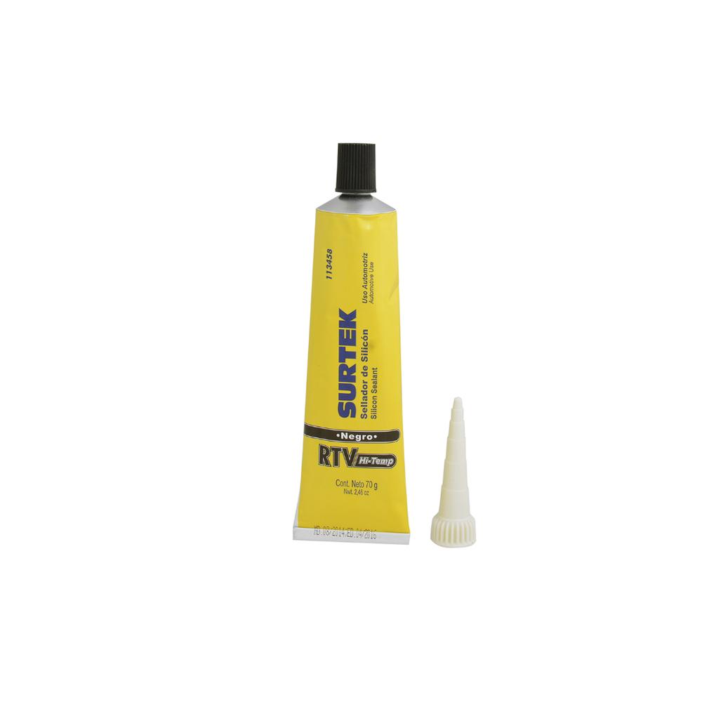 Foto 3 pulgar | Silicón Para Alta Temperatura Color Negro En Tubo Surtek 70 Gr