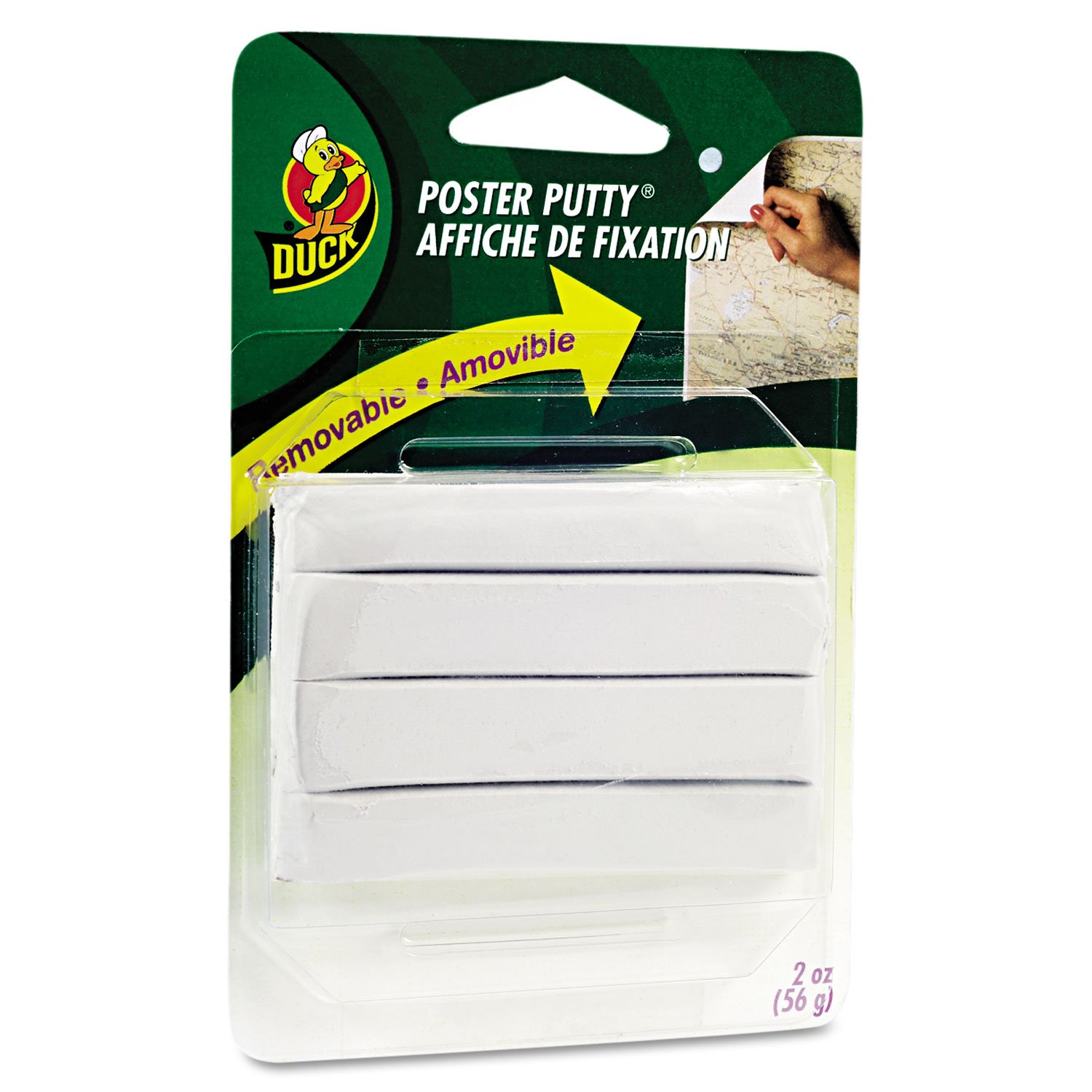 Poster Putty Duck Brand, Reutilizable Y Extraíble, 60 Ml, Color Blanco - Venta Internacional.