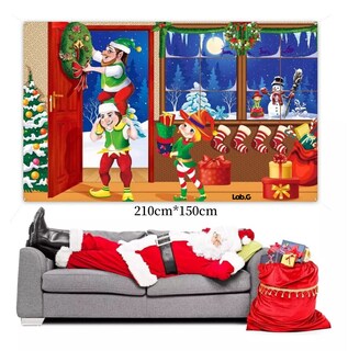 Foto 2 | Tapiz de Pared Fondos Fotográficos Navideños para Decoración
