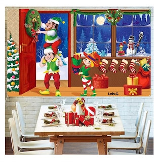 Foto 4 | Tapiz de Pared Fondos Fotográficos Navideños para Decoración