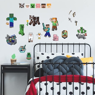 Foto 1 | Adhesivos De Pared Roommates Rmk5366scs Con Personajes De Minecraft - Venta Internacional.