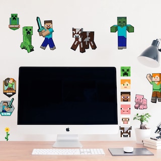Foto 5 | Adhesivos De Pared Roommates Rmk5366scs Con Personajes De Minecraft - Venta Internacional.