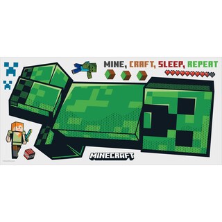 Foto 3 | Adhesivos De Pared Roommates Rmk5360gm Minecraft Creeper Giant - Venta Internacional.