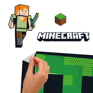 Foto 5 | Adhesivos De Pared Roommates Rmk5360gm Minecraft Creeper Giant - Venta Internacional.