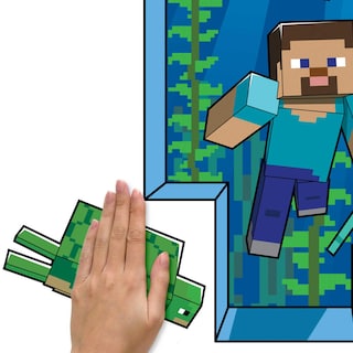 Foto 3 | Adhesivo De Pared Roommates Rmk5005gm De Minecraft Giant Peel And Stick - Venta Internacional.