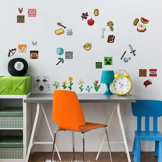Foto 3 | Adhesivos De Pared Roommates Minecraft Rmk5006scs 38 Piezas - Venta Internacional.