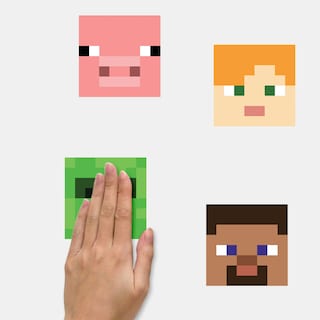 Foto 4 | Adhesivos De Pared Roommates Minecraft Rmk5006scs 38 Piezas - Venta Internacional.