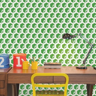 Foto 1 | Fondo De Pantalla Roommates Rmk12395rl Green Minecraft Creeper Face - Venta Internacional.