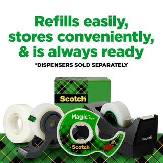 Foto 7 | Tape Scotch Magic Invisible Para Navidad, 3 Rollos - Venta Internacional.