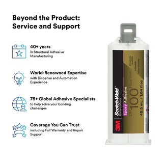 Foto 6 | Adhesivo Epóxico 3 m Scotch-weld Dp100 Plus Transparente 48.5 ml - Venta Internacional
