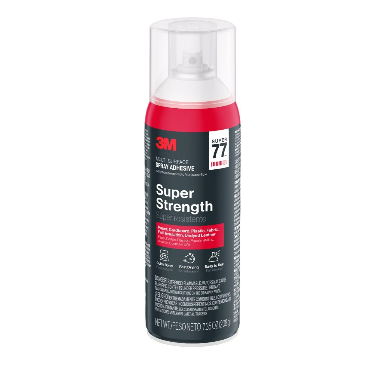 Adhesivo En Aerosol 3m Super 77 Para Múltiples Superficies, 215 Ml, Bajo Contenido De Voc - Venta Internacional. $582