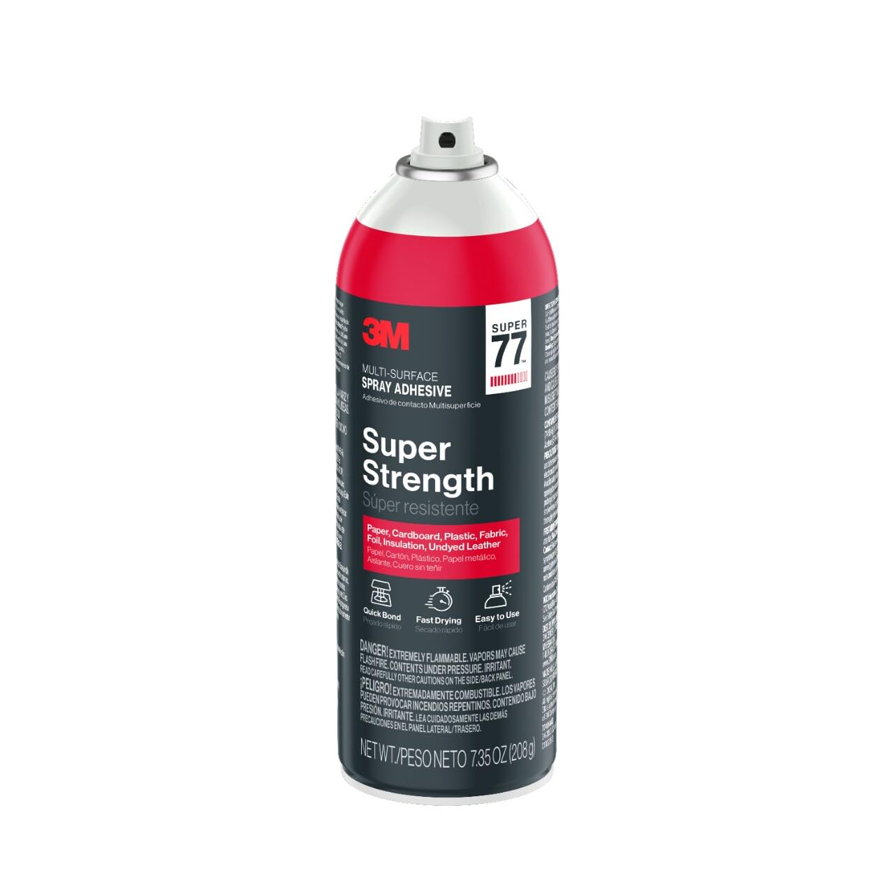 Foto 4 pulgar | Adhesivo En Aerosol 3m Super 77 Para Múltiples Superficies, 215 Ml, Bajo Contenido De Voc - Venta Internacional.