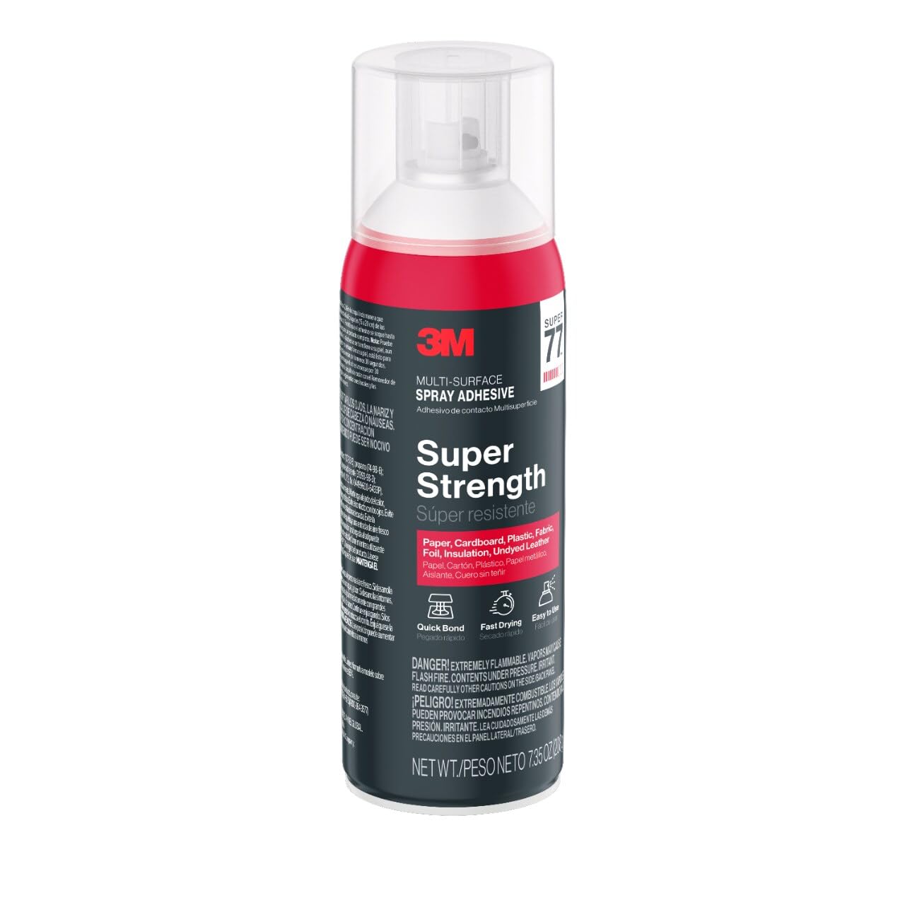 Foto 5 pulgar | Adhesivo En Aerosol 3m Super 77 Para Múltiples Superficies, 215 Ml, Bajo Contenido De Voc - Venta Internacional.