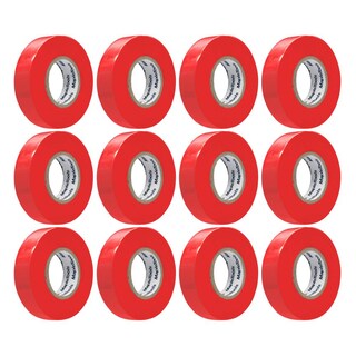 Foto 1 | Cintas Eléctricas Aislante Roja 12 Pack 19mmx18m Maple Tools