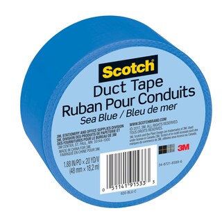 Foto 2 | Cinta Adhesiva Azul Turquesa Escocesa, 48 Mm X 18 M - Venta Internacional.