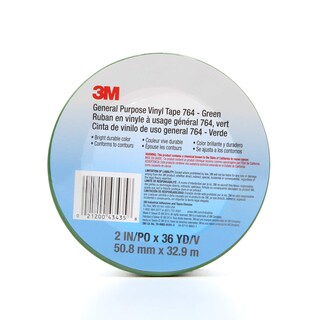 Foto 5 | Cinta De Vinilo 3m 764 Verde De 2 Cm X 33 M Para Distanciamiento Social, Paquete De 1 Unidad - Venta Internacional.