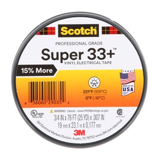 Foto 7 | Cinta Aislante 3m Scotch Super 33+, 19 Mm X 23 M, Negra, Paquete De 10 - Venta Internacional.