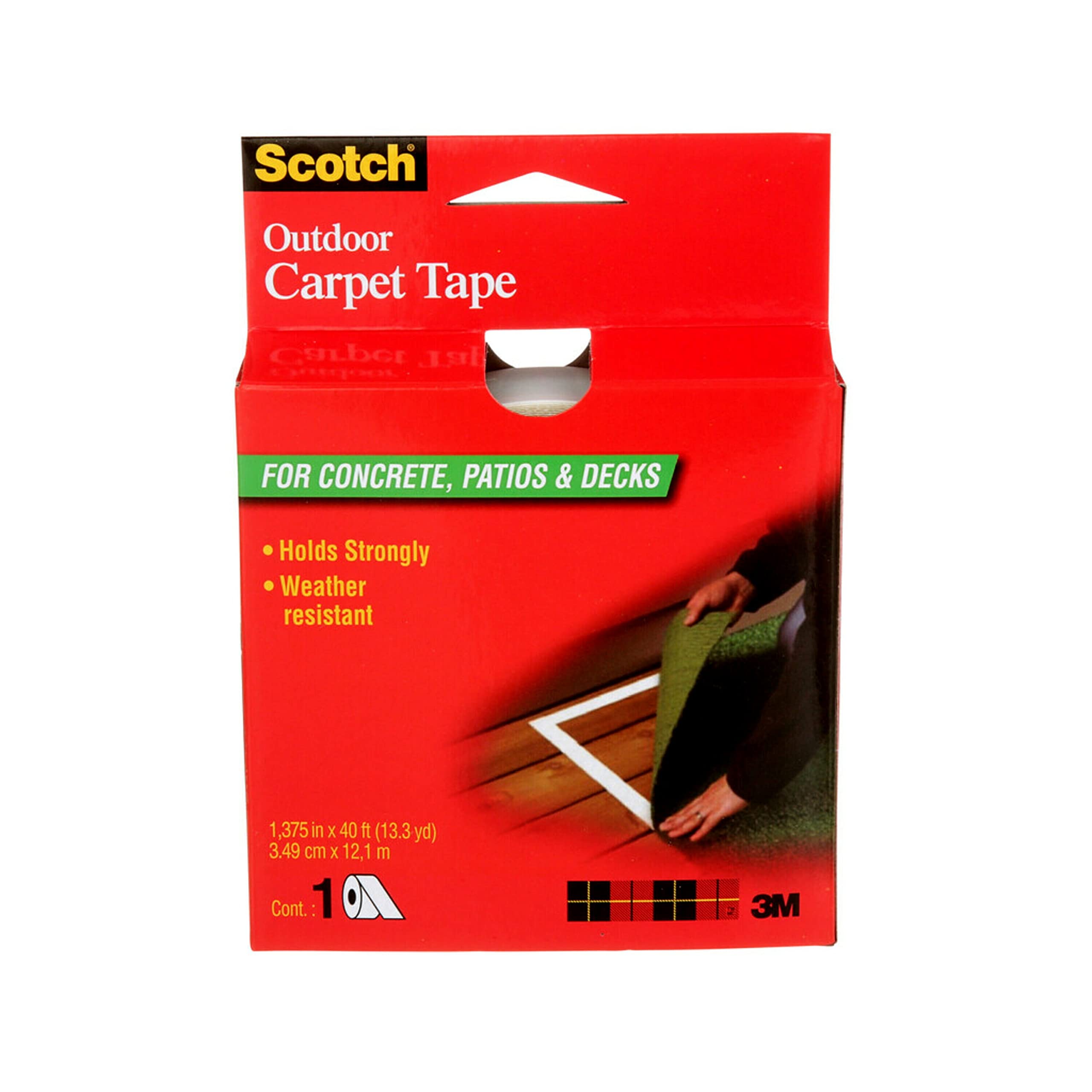 Foto 1 | Cinta Adhesiva 3m Scotch Outdoor Para Hormigón, Patios Y Terrazas - Venta Internacional.