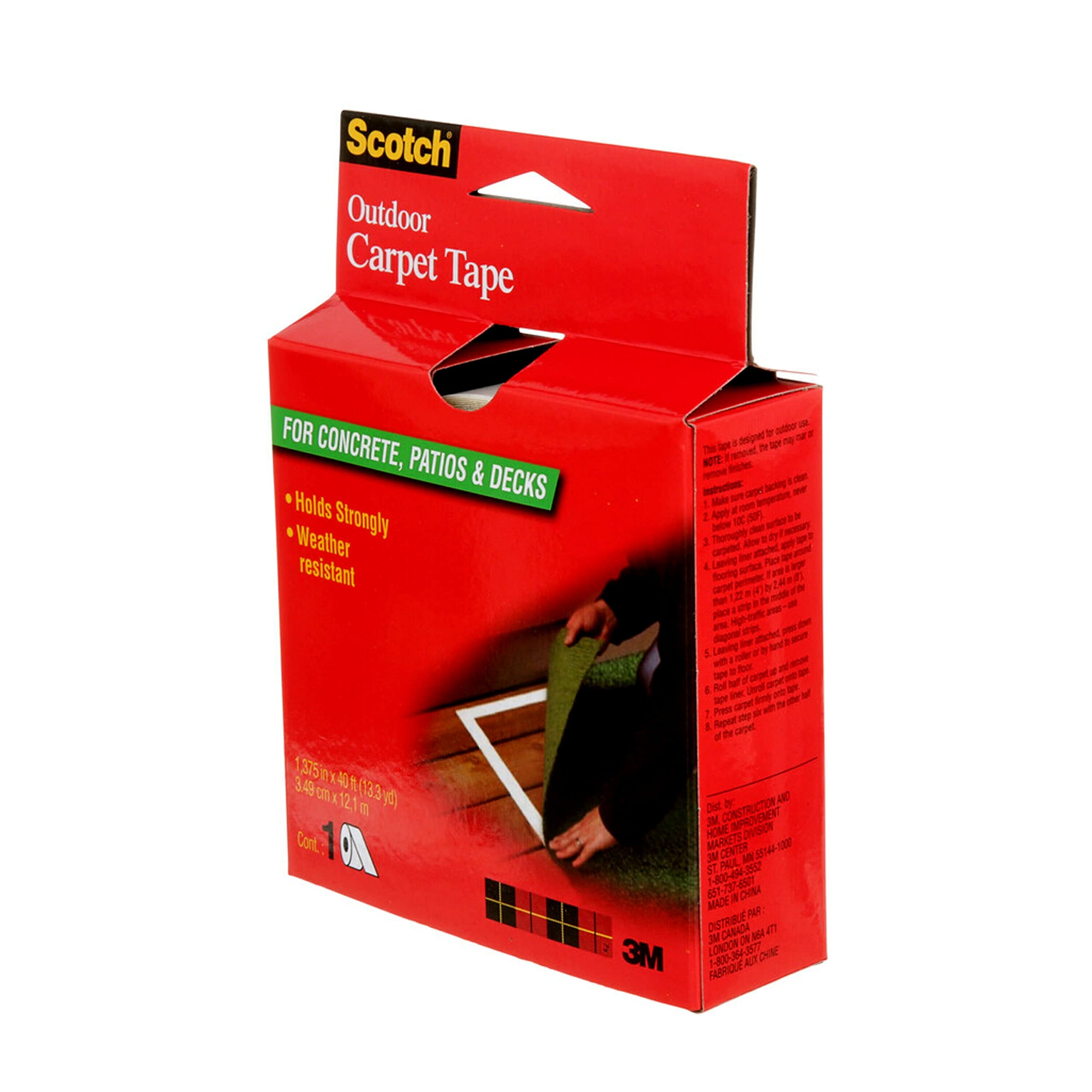 Foto 4 pulgar | Cinta Adhesiva 3m Scotch Outdoor Para Hormigón, Patios Y Terrazas - Venta Internacional.