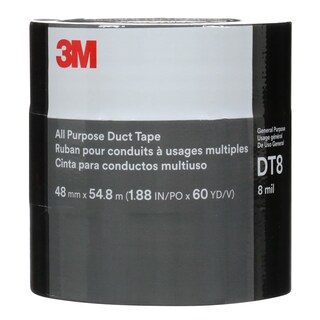 Foto 4 | Cinta Adhesiva 3m Dt8 De Resistencia Industrial, 1,88 Cm X 55 M, Paquete De 3 Unidades, Negra - Venta Internacional.