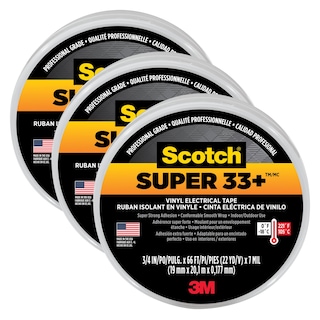 Foto 1 | Cinta Aislante 3m Scotch Super 33+ De Vinilo, 19 Mm X 20 M - Venta Internacional.