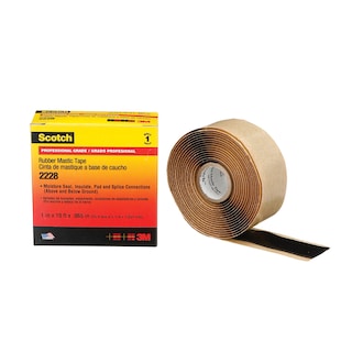 Foto 1 | Cinta Adhesiva De Goma 3m Scotch 2228, 2,54 Cm X 3,05 M, Negra - Venta Internacional.