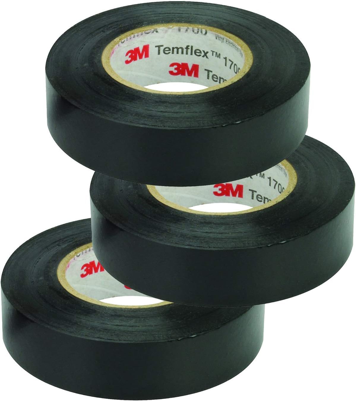 Cinta Aislante 3m Temflex 1700 19 Mm X 18 M Negra (3 Rollos) - Venta Internacional.